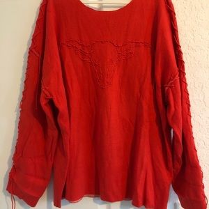 NWT Wildfox Longhorn Montana Sweater